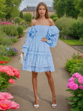 Fashion Dress Women 2025 Spring New Niche Embroidery High-End Feeling Waist Thin Bra Skirt Tide