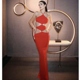 2024 New Bandape Long Skirt Sexy Cut Out Party Dress
