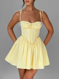 Women's Dress Dress Girl Hot Girl Fish Bone Sling Skirt Sexy Short Skirt Summer Fine Princess Dress