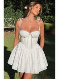 Women's Dress Dress Girl Hot Girl Fish Bone Sling Skirt Sexy Short Skirt Summer Fine Princess Dress